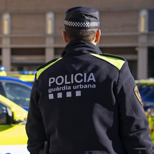 Policía local y Guardia Urbana de Catalunya en servicio